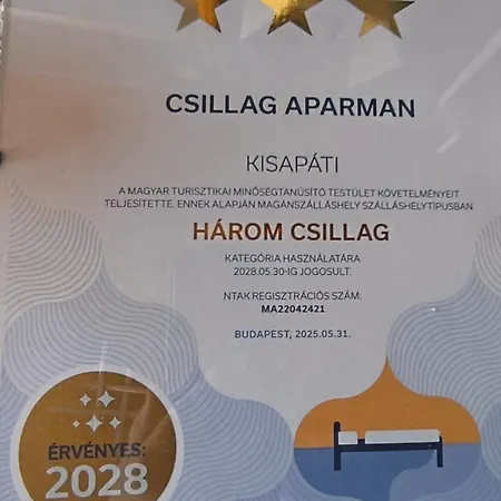 Apartamento Csillag *